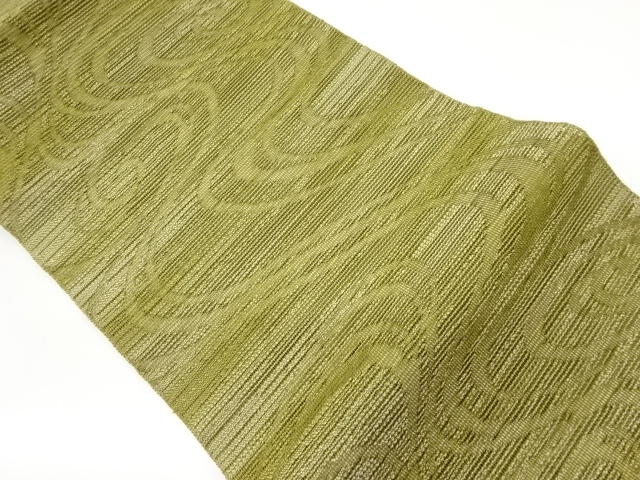 JAPANESE NAGOYA OBI FOR SUMMER / TSUMUGI / WOVEN STREAM